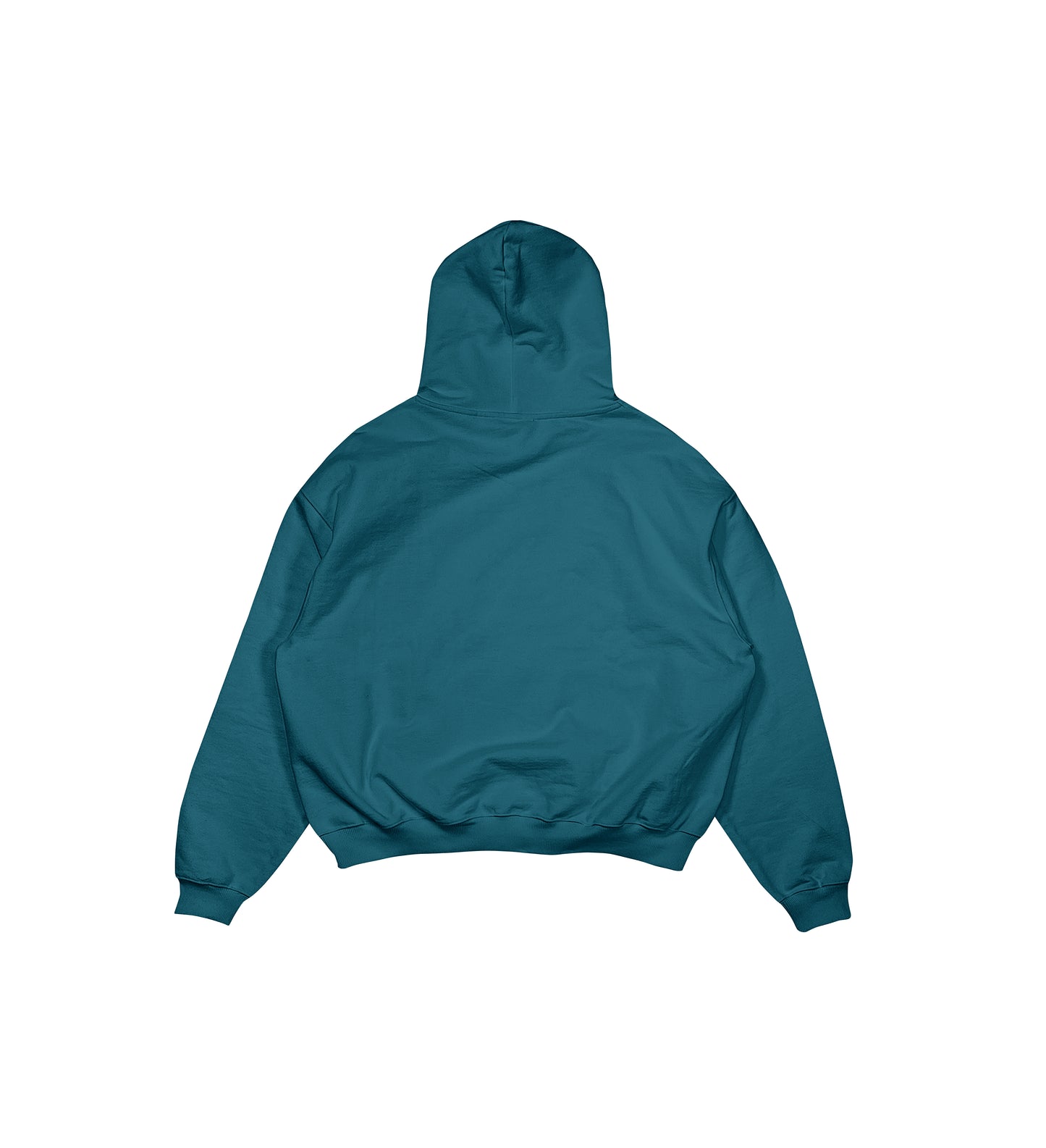 HOODIE BOXY FIT VERDE PETROLEO