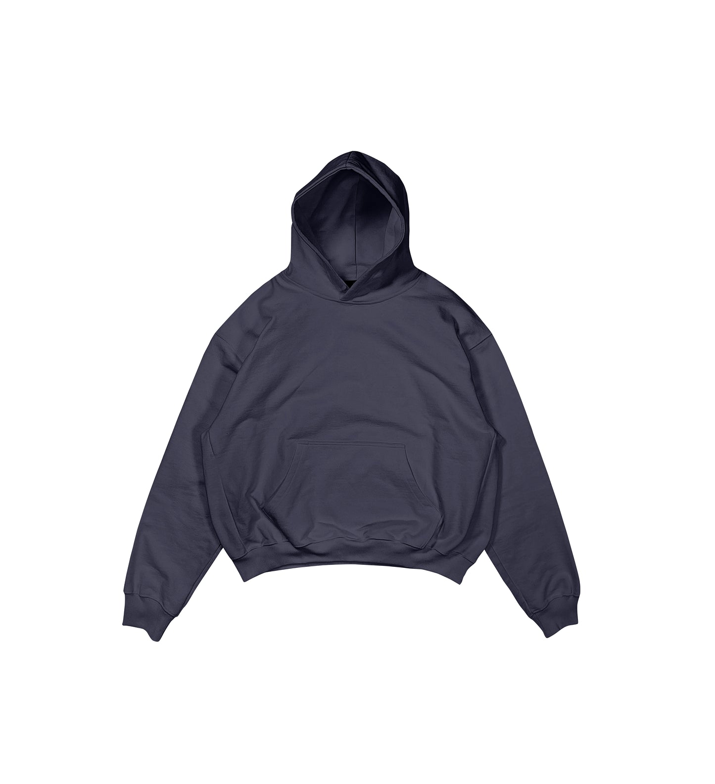 HOODIE BOXY FIT GRIS ACERO