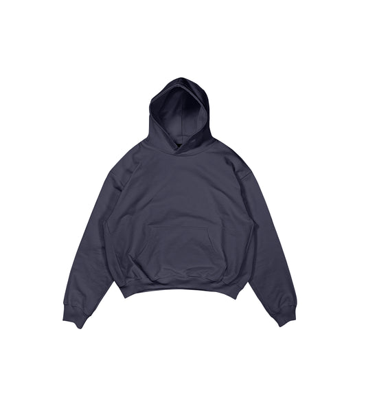 HOODIE BOXY FIT GRIS ACERO