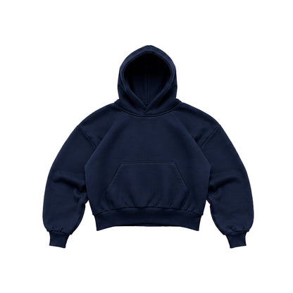 HOODIE BOXY FIT AZUL MARINO