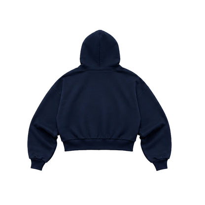 HOODIE BOXY FIT AZUL MARINO