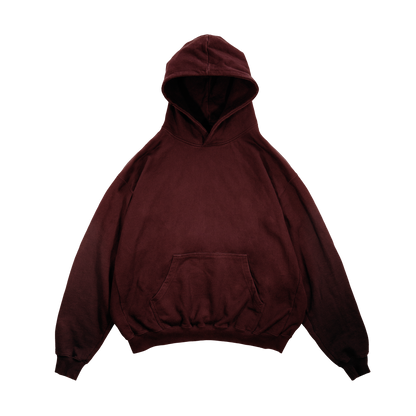 HOODIE BOXY CAFE MORO