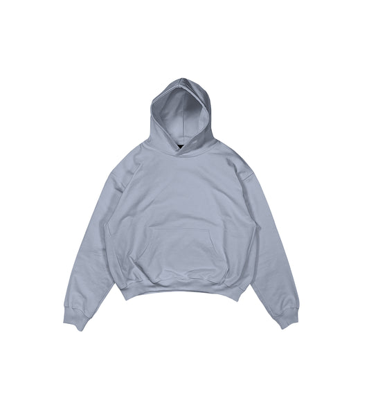 HOODIE BOXY FIT GRIS CLARO