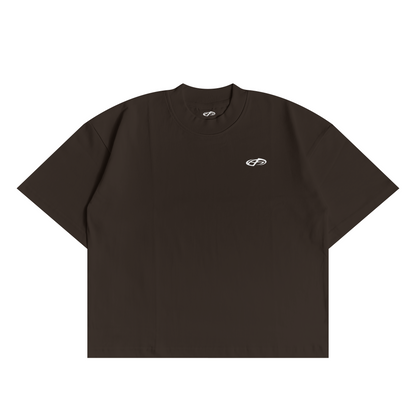 POLERA BOXY FIT CAFE OSCURO