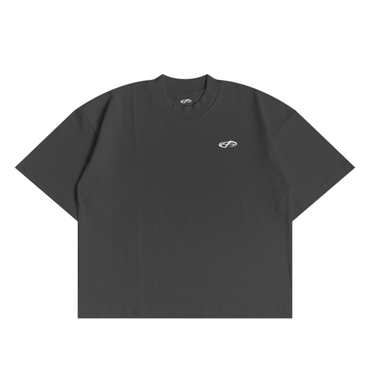 POLERA BOXY FIT GRIS ACERO