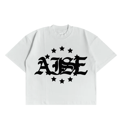 Polera boxy fit AISESTAR white