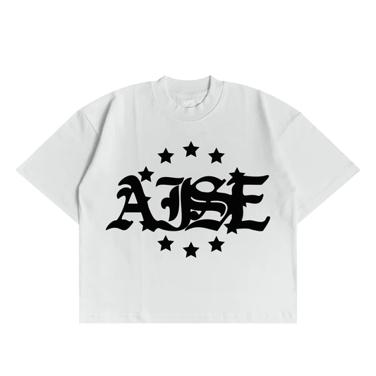 Polera boxy fit AISESTAR white
