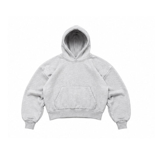 HOODIE BOXY FIT MELANGE