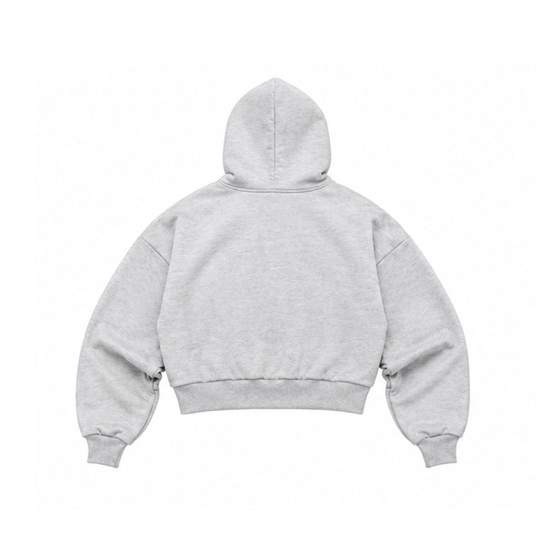 HOODIE BOXY FIT MELANGE