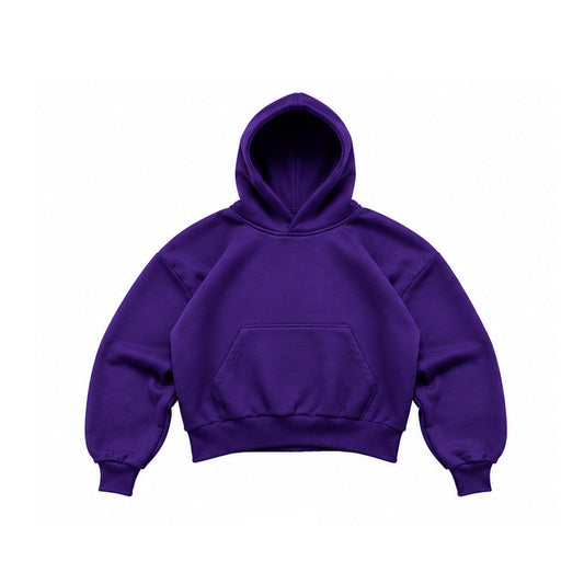 HOODIE BOXY FIT MORADO