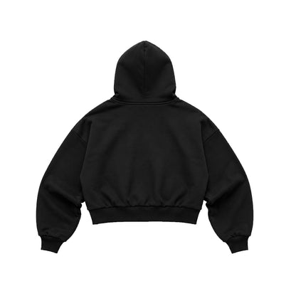 HOODIE BOXY FIT NEGRO