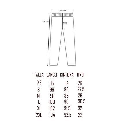 PANTALON DE BUZO MELANGE AISECLOTHING