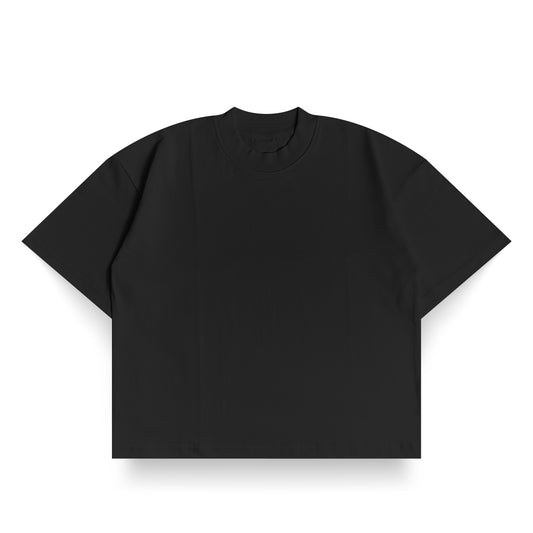 POLERA BOXY BASIC NEGRA