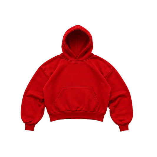 HOODIE BOXY FIT ROJO
