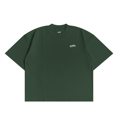 POLERA BOXY FIT VERDE BOTELLA