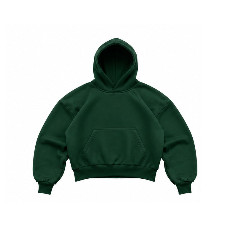 HOODIE  BOXY FIT VERDE