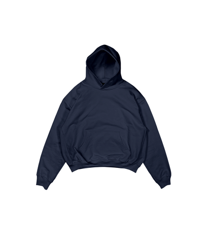 HOODIE BOXY FIT AZUL MARINO