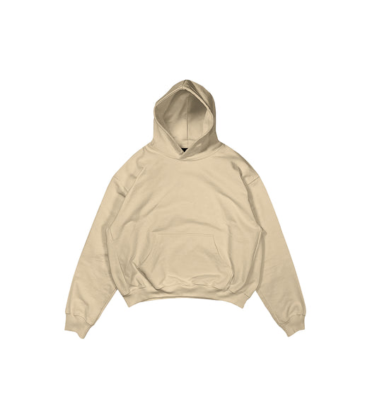 HOODIE BOXY FIT BEIGE