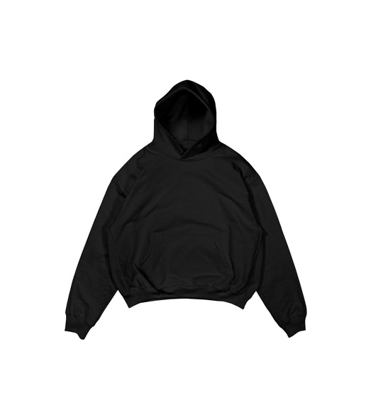 HOODIE BOXY FIT NEGRO