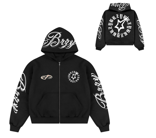 HOODIE ZIPPER BOXY FIT AISE X BRZY