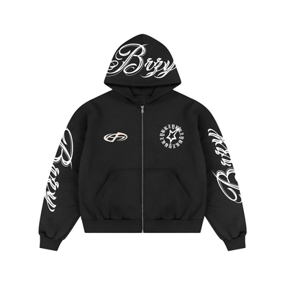 HOODIE ZIPPER BOXY FIT AISE X BRZY